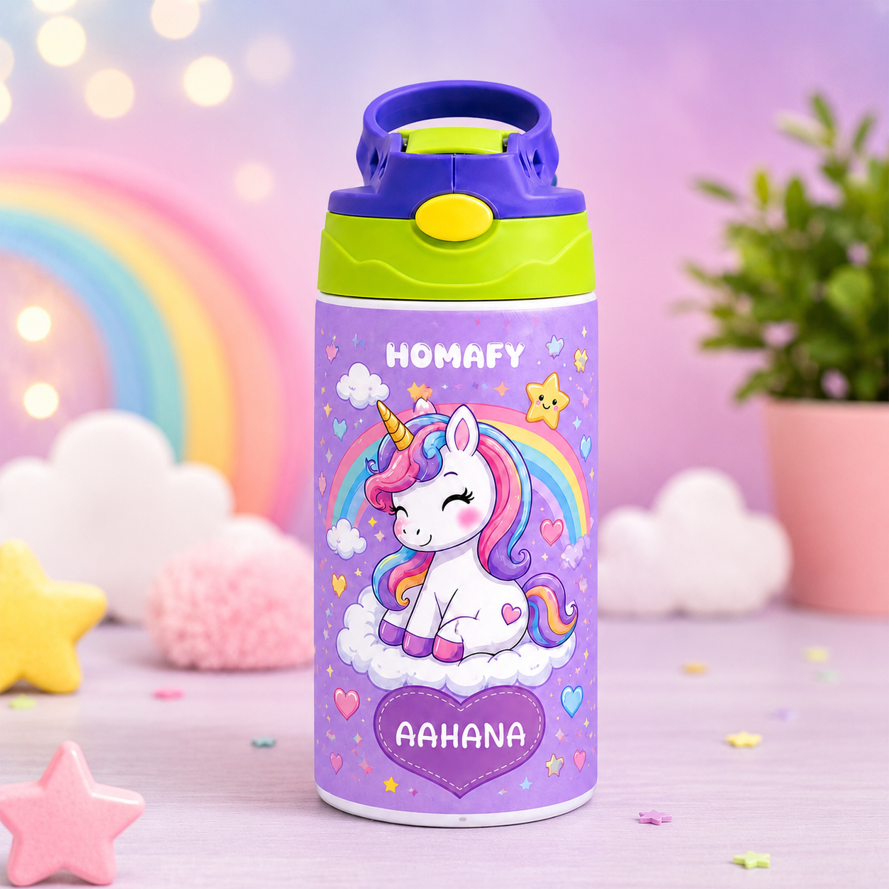 Customized Unicorn Sipper For Kids