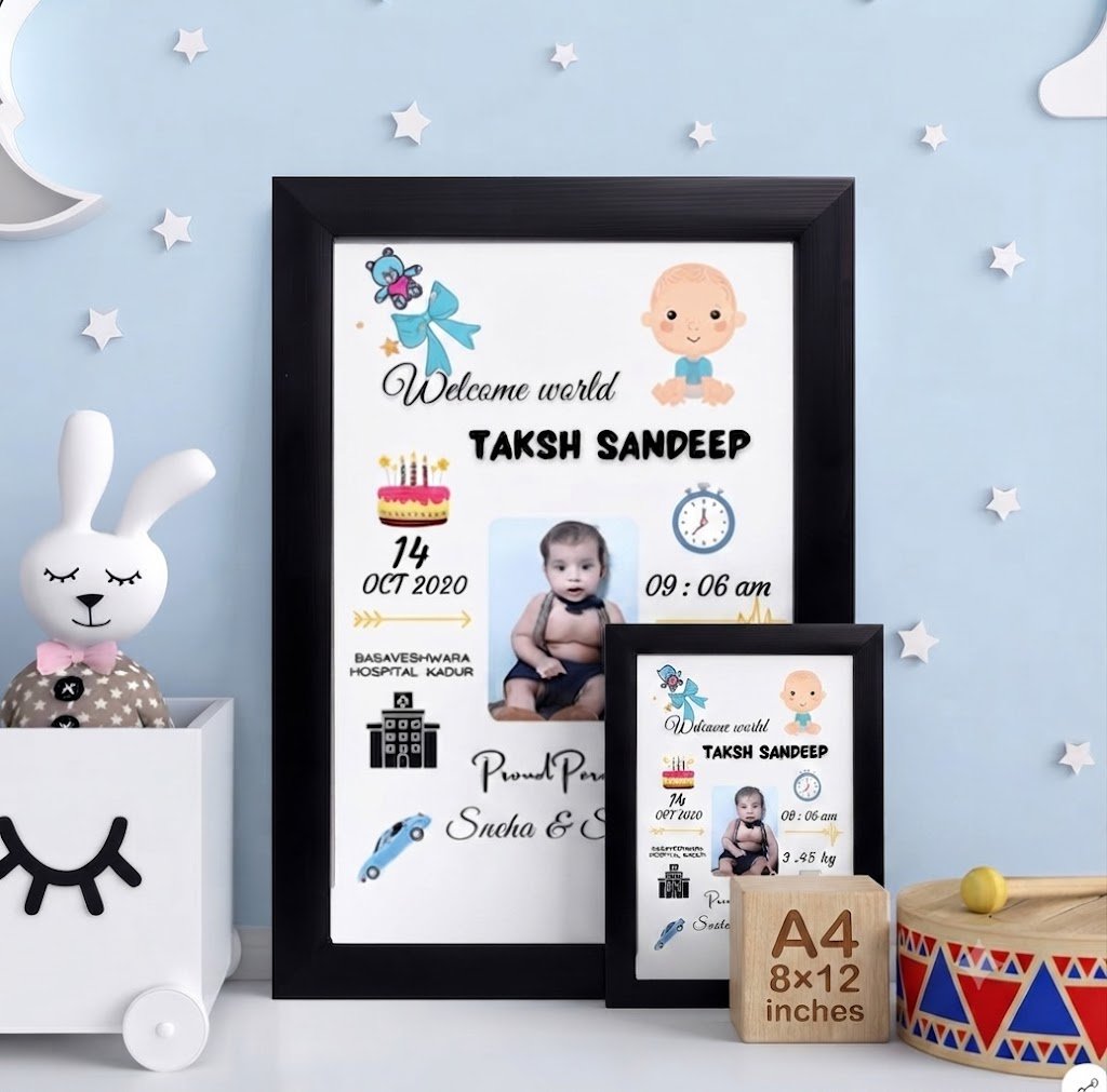 Baby Birth Frame - Design 5