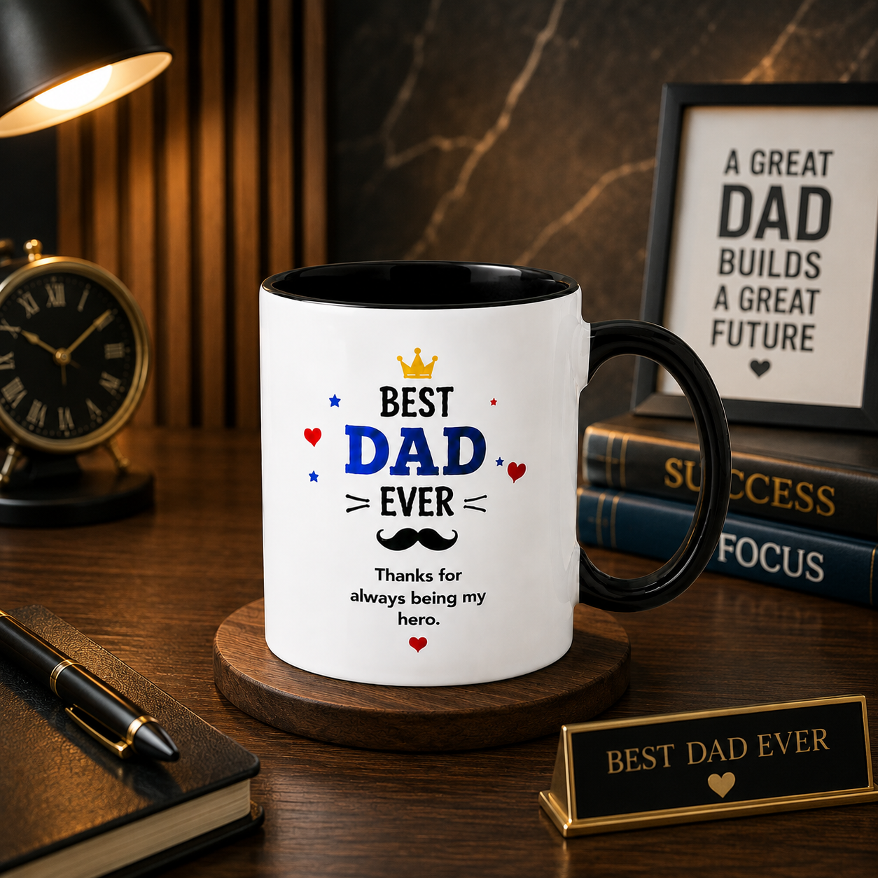Father’s Day Magic Mug | Best Dad Ever Heat Changing Coffee Cup