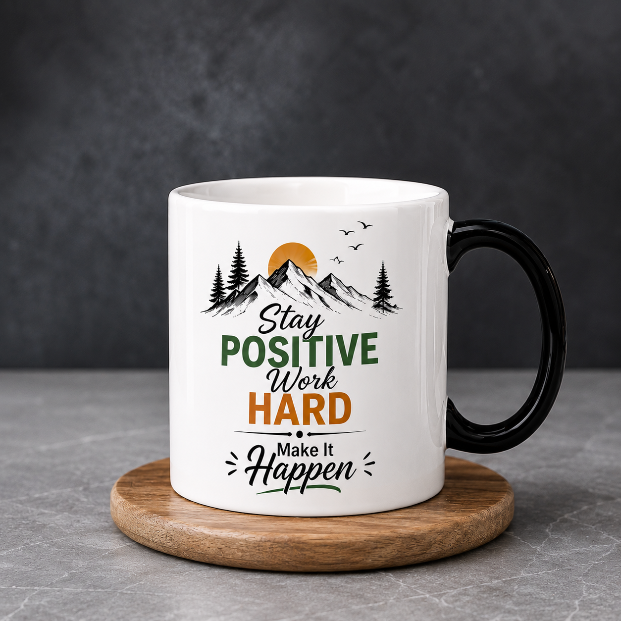 Positive Vibes Color Changing Magic Mug for Men & Women